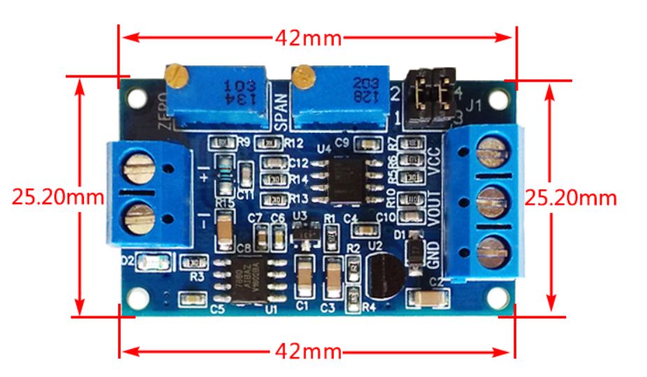 ชุดแปลง 4-20mA เป็น0-3.3vและ 0-5v และ 0-10v ต่อกับ sensor MCU/PLC ได้ทันที